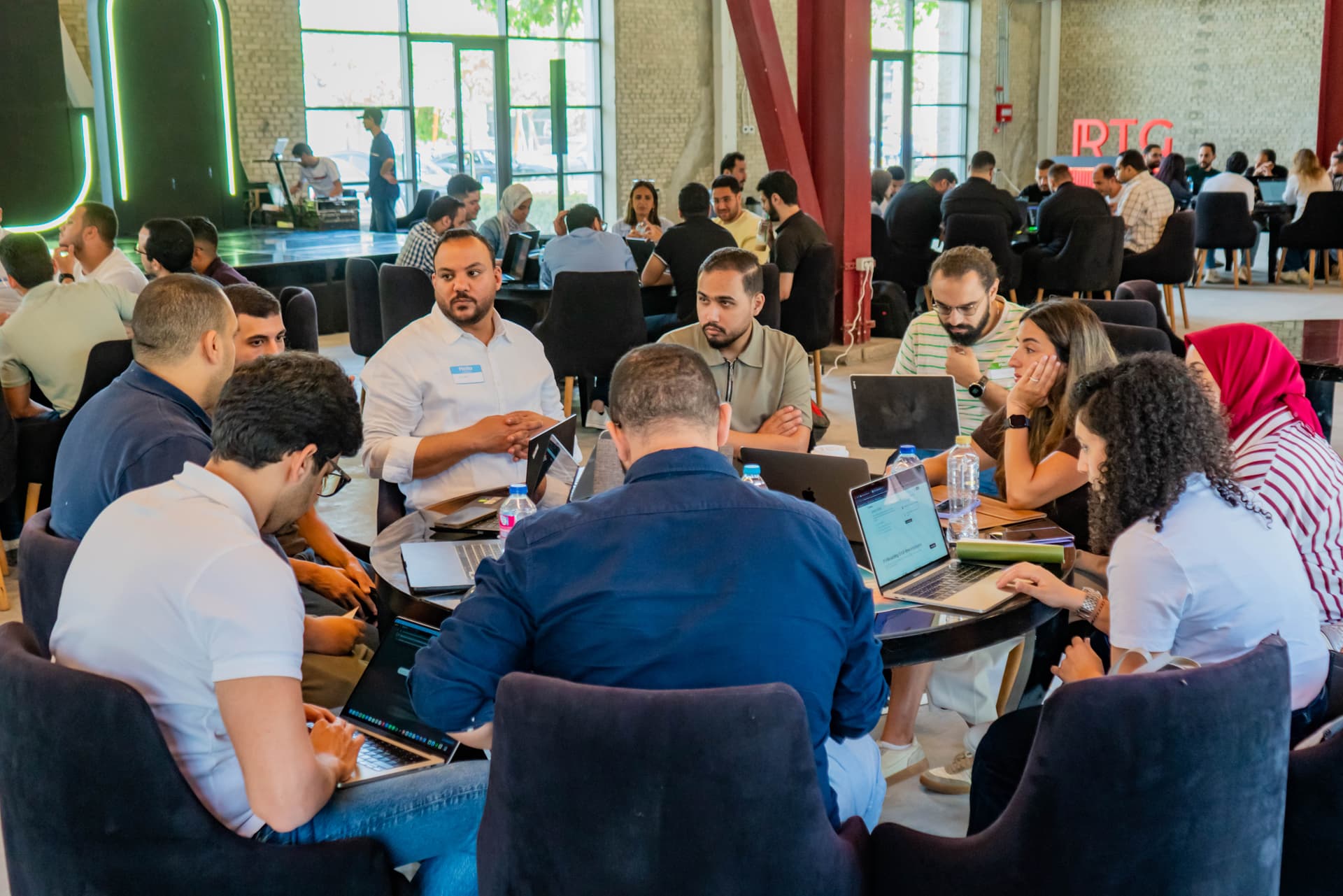 Teams deep in problem-solving mode