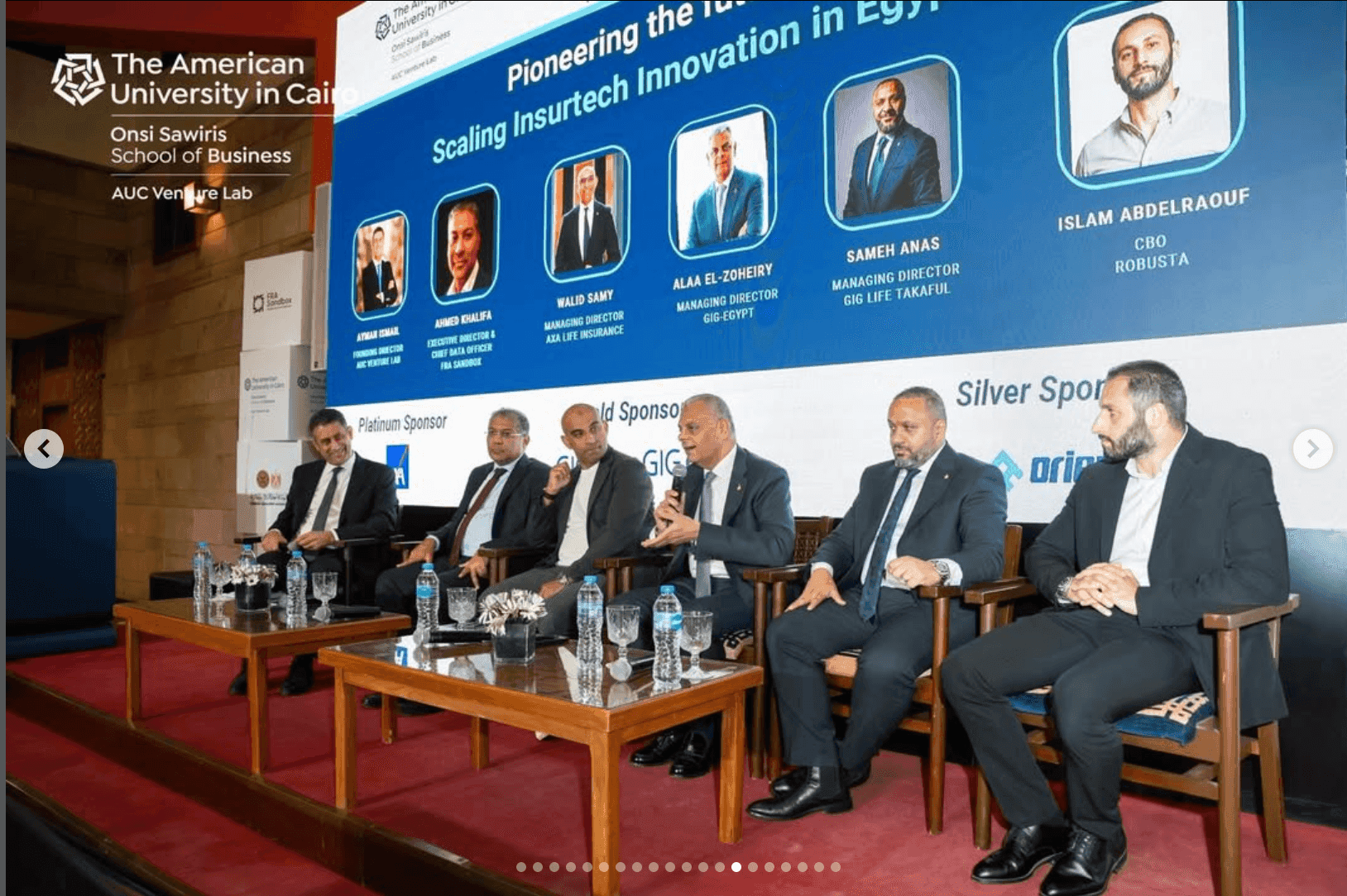 Panel close-up with industry leaders including RTG CBO Islam Abdelraouf