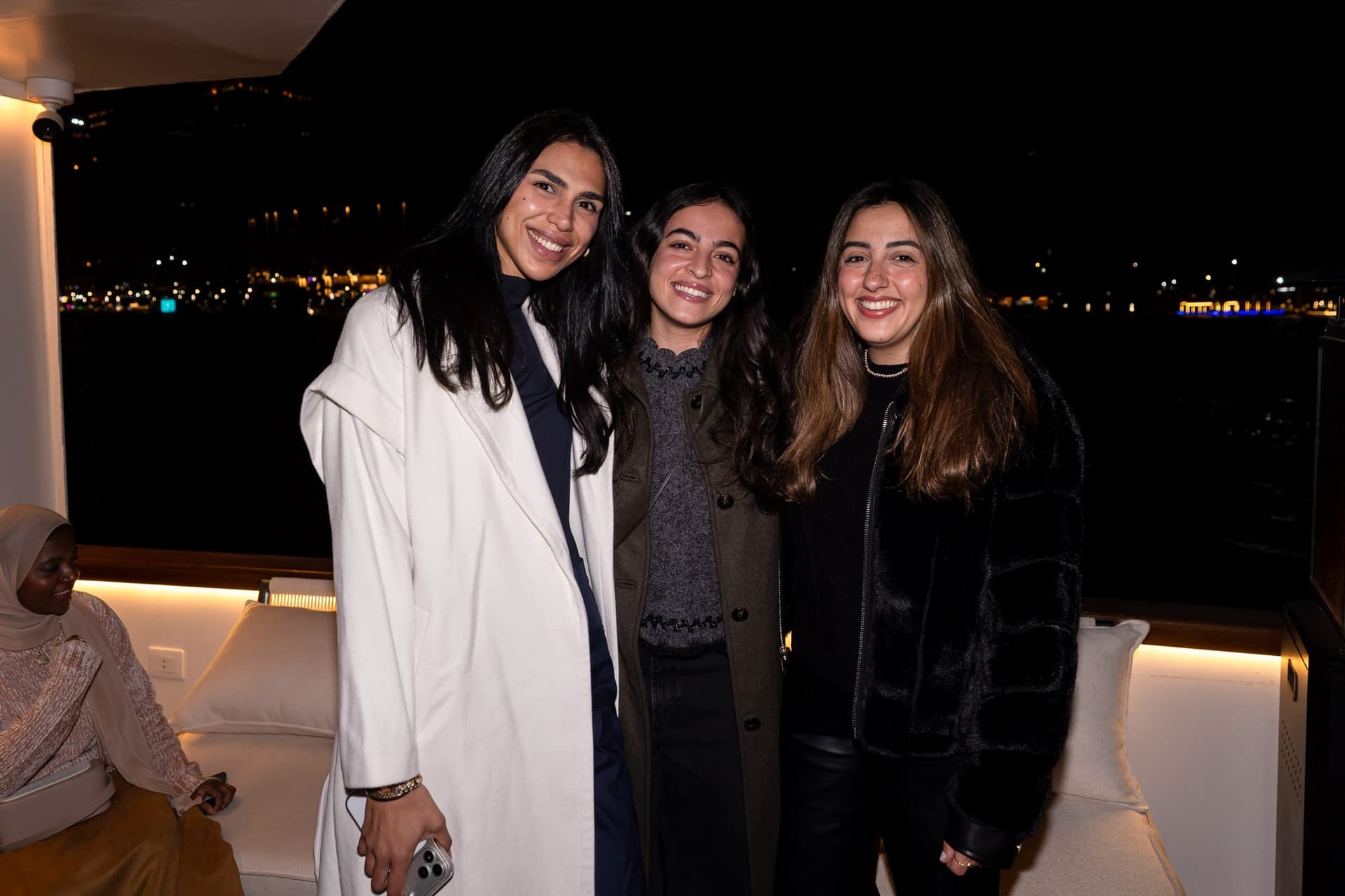 RTG team members enjoying the evening on the Nile